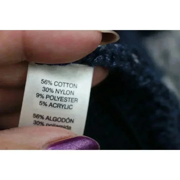 Chico's Women's Textured Open Cardigan-Size 2-Fringed - Picture 5 of 9